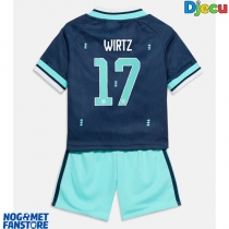 Njemačka Florian Wirtz #17 Gostujuci Dres za djecu SP 2026 Kratak Rukav (+ Kratke hlače)